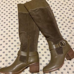 Marc Fisher taupe boots. Barely worn.